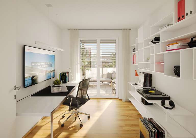 Bsp. Büro mit Balkon