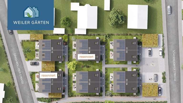 Lageplan Verfügbarkeit