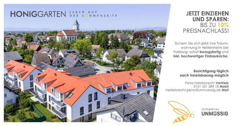 Preisnachlass HoniggartenJul
