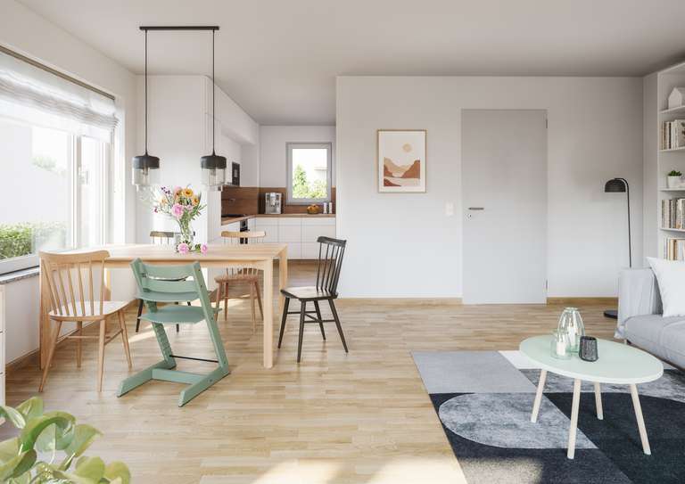 Innenansicht Reihenhaus WoZi
