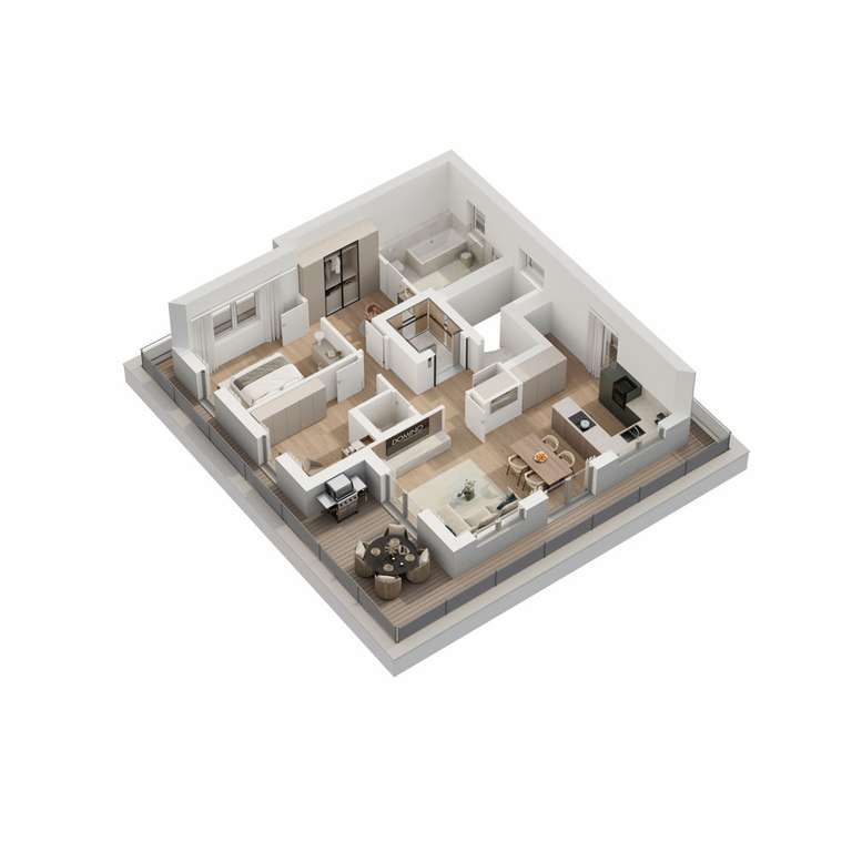 Grundriss Haus 2 - DG