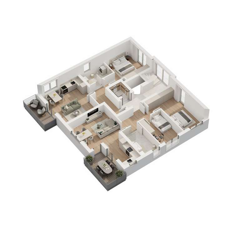 Grundriss Haus 2 - OG