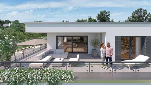 Visualisierung B Dachterrasse