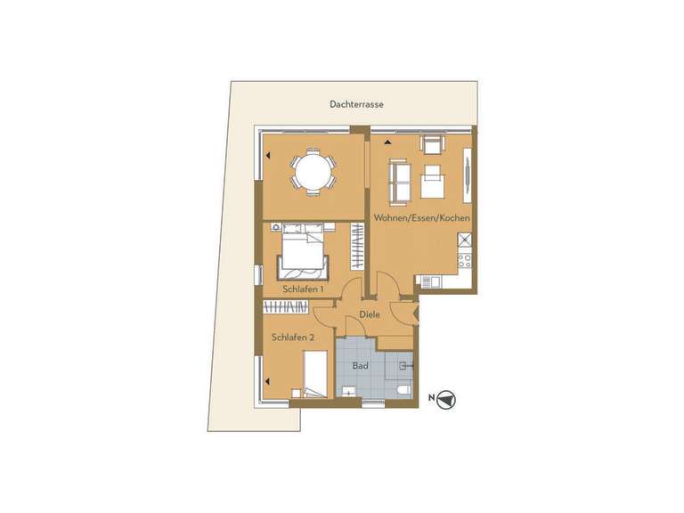 Greenside Grundriss Wohnung 7