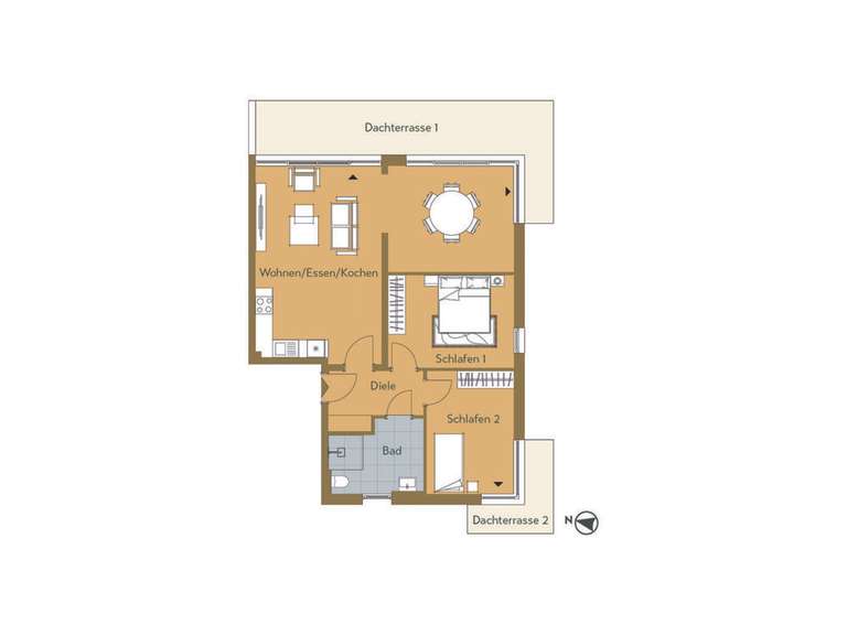 Greenside Grundriss Wohnung 8
