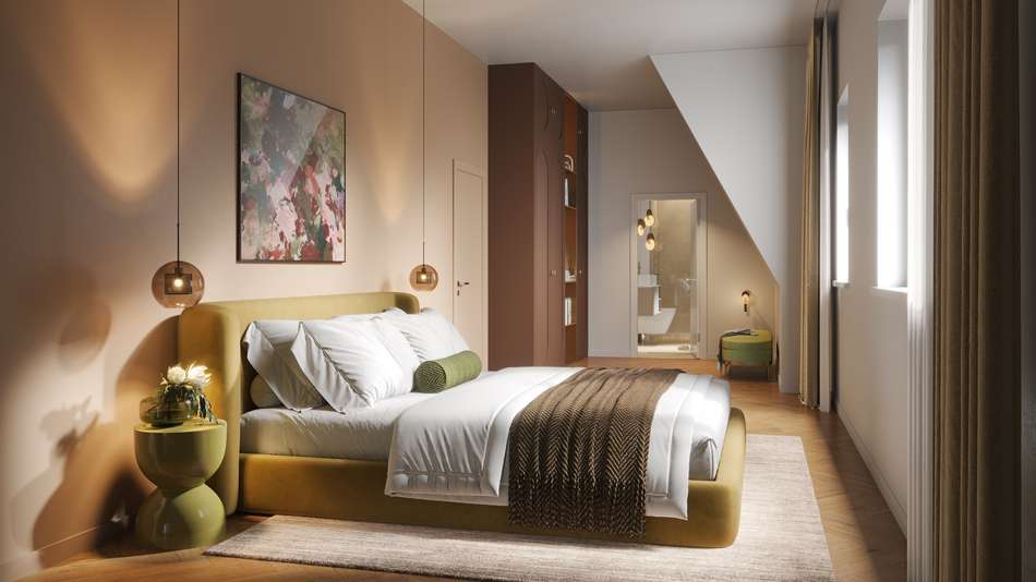 Schlafzimmer&Bad1