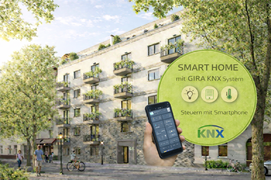 Modern Wohngebaude mit Smart