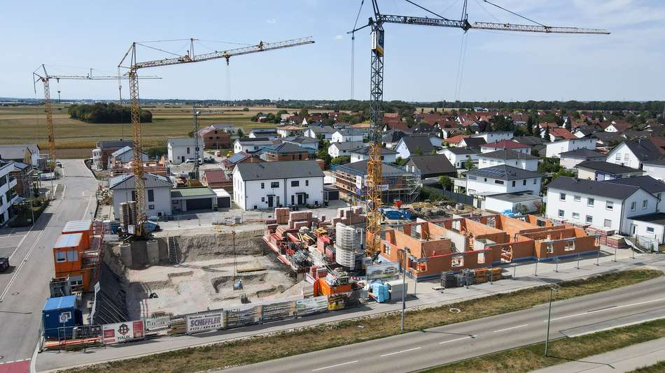 Luftbild Rohbau