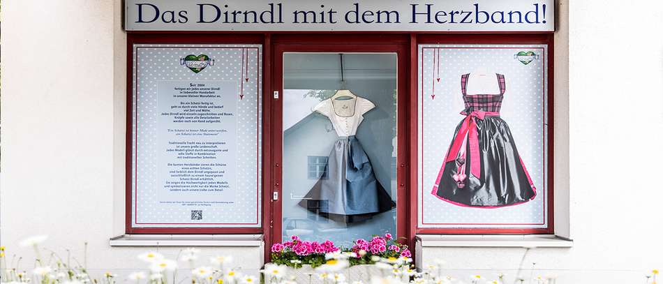 Individuelle Läden im Zentrum