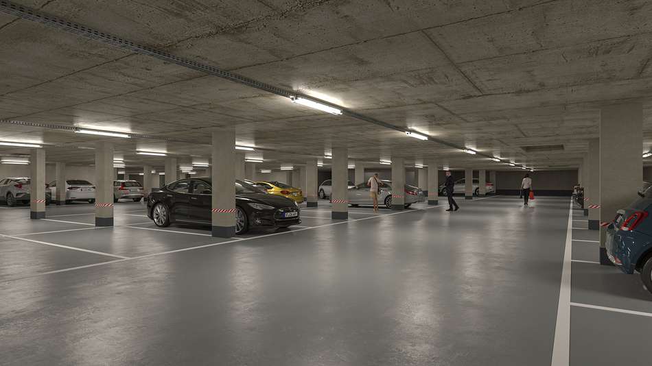 Visu Tiefgarage