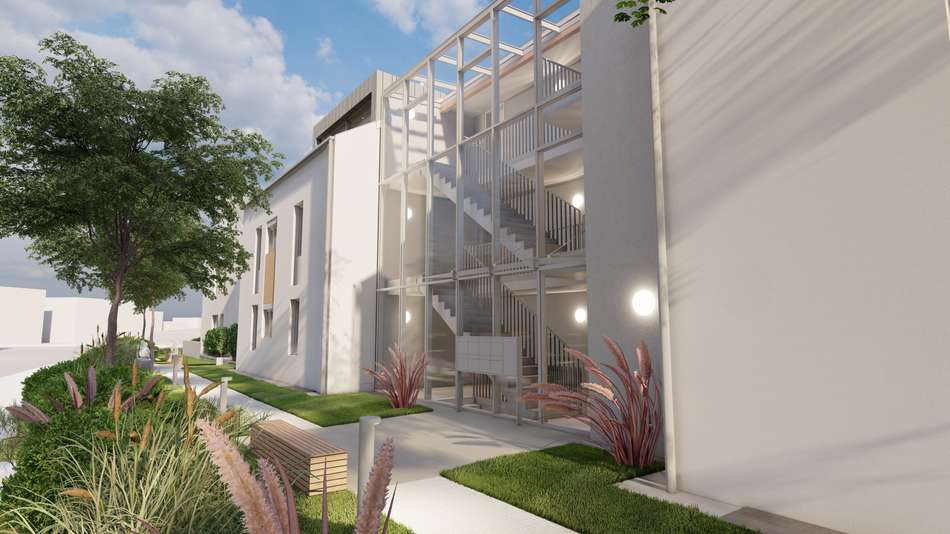 modernes Treppenhaus