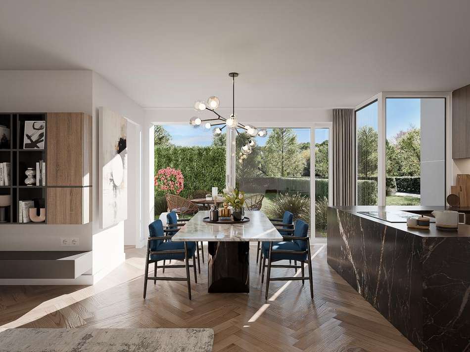 Blick in den Garten, Townhouse