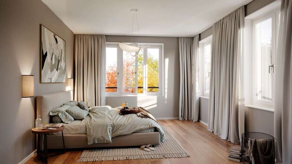 Helle Schlafzimmer