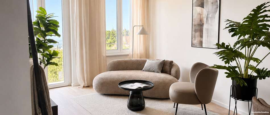 Musterwohnung - Wohnzimmer