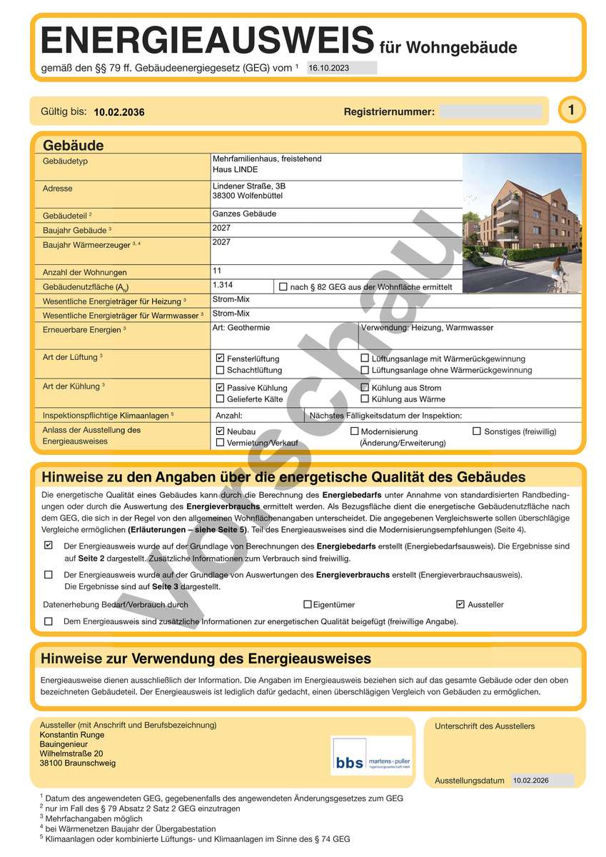 Energieausweis OKER1