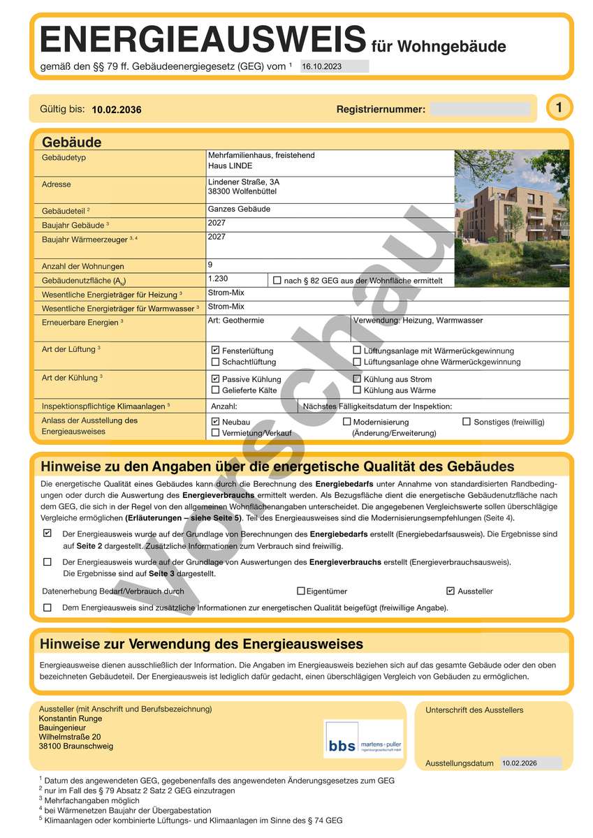 Energieausweis LINDE1