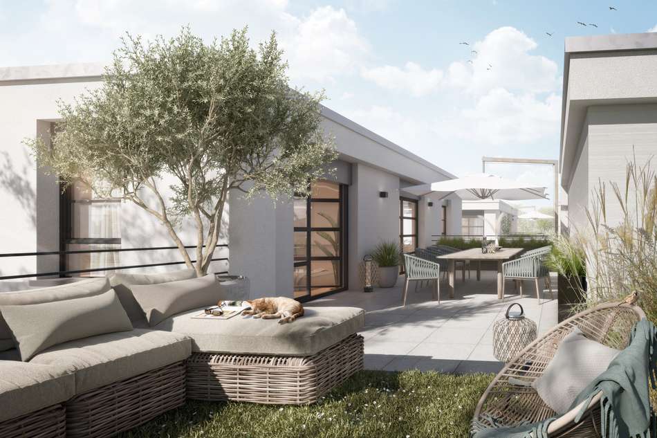 Visualisierung Dachterrasse