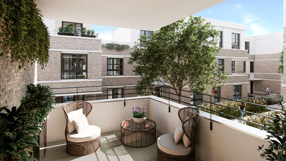 Visualisierung Balkon