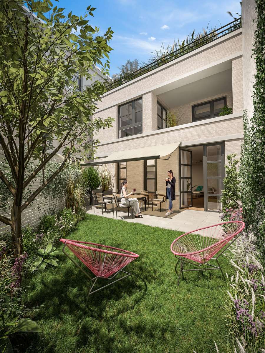 Visualisierung Atriumgarten