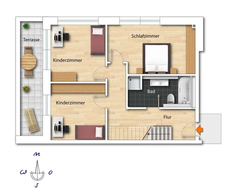 u0022WE 2.04 m u00f6bliert