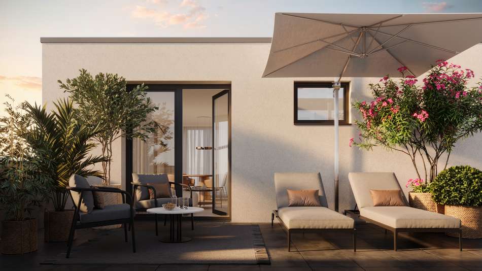 Terrasse Staffelgeschoss