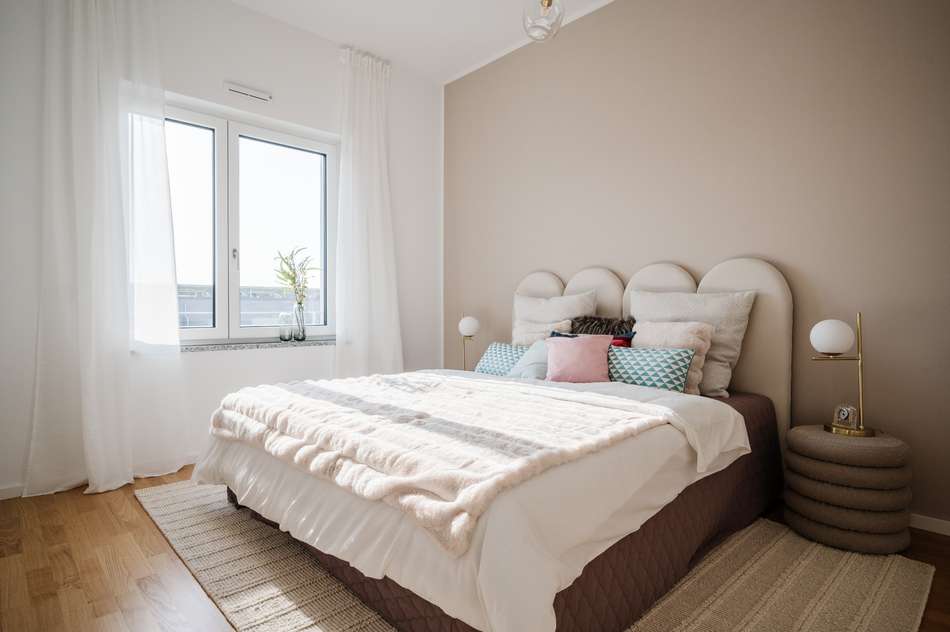 Schlafzimmer Musterwohnung