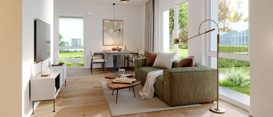 Wohnbeispiel  Wohnzimmer