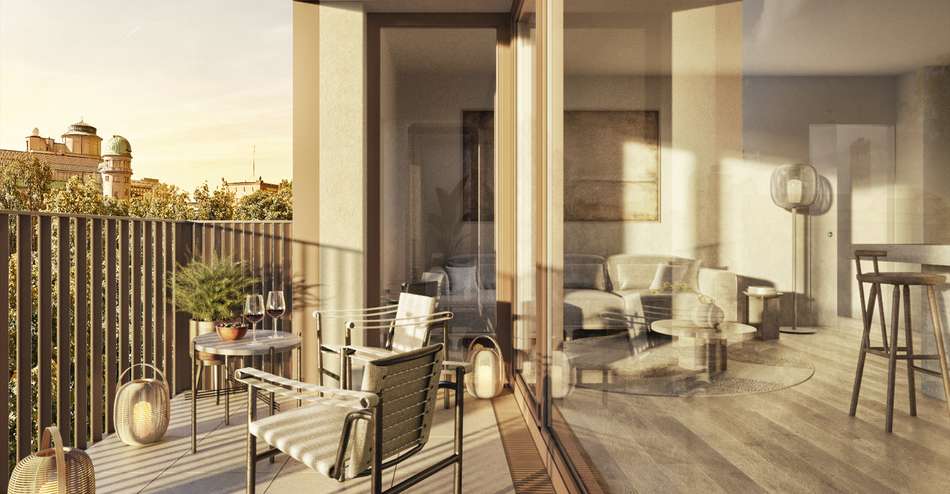 Loggia - erste Isarreihe