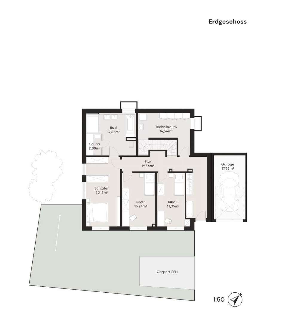 Grundriss EFH