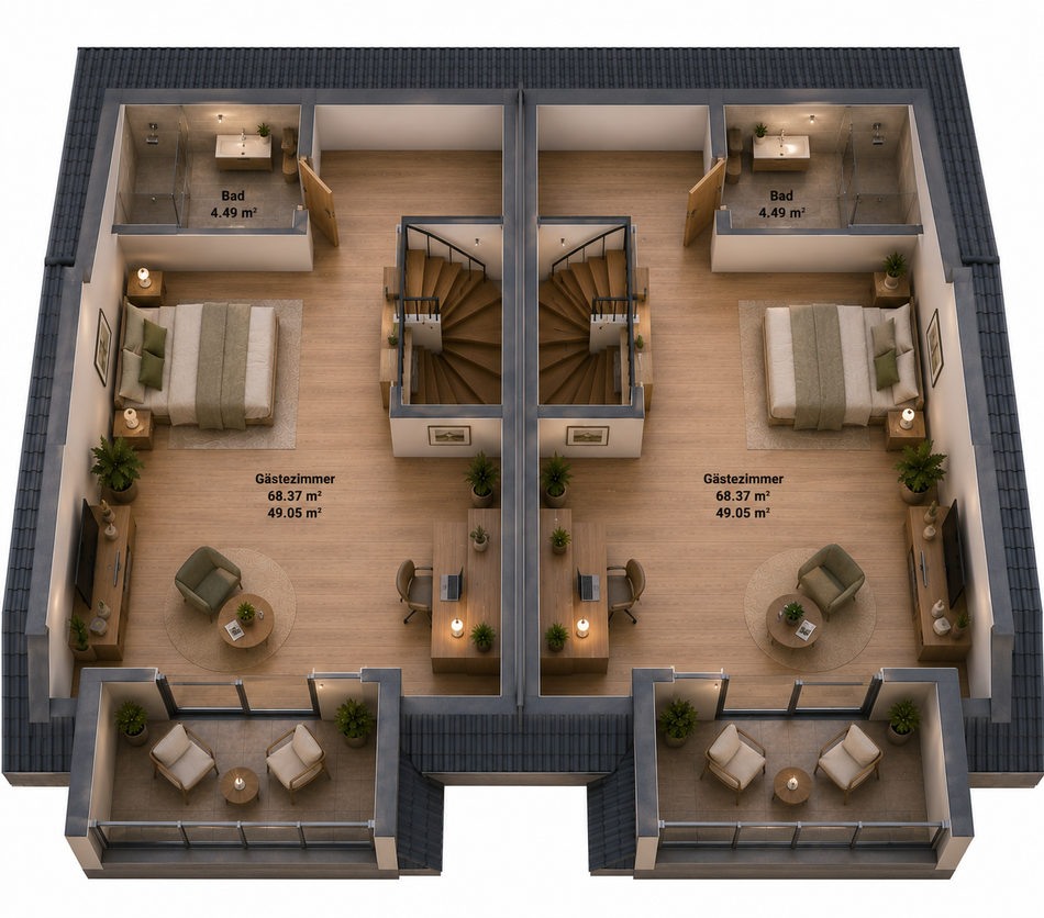 Idee Gästezimmer DG