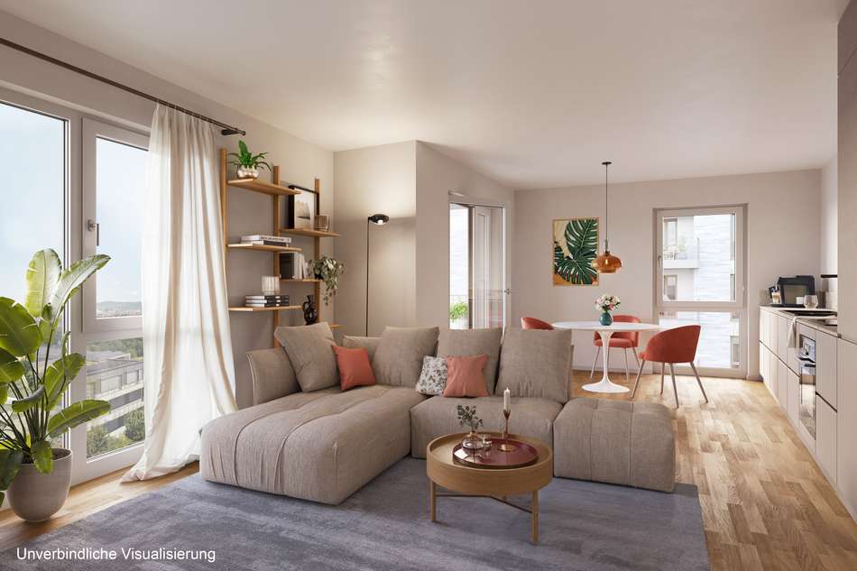 Innenvisualisierung Wohnzimmer