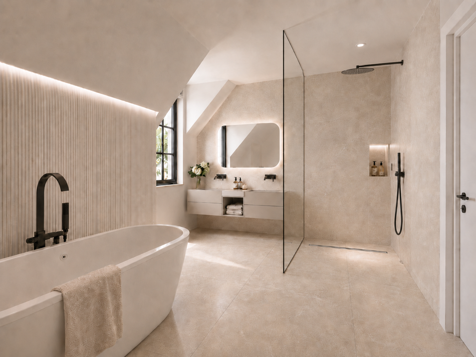 Badezimmer Dachgeschoss