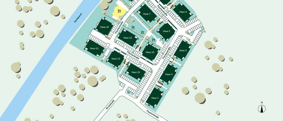 Lageplan des Quartier