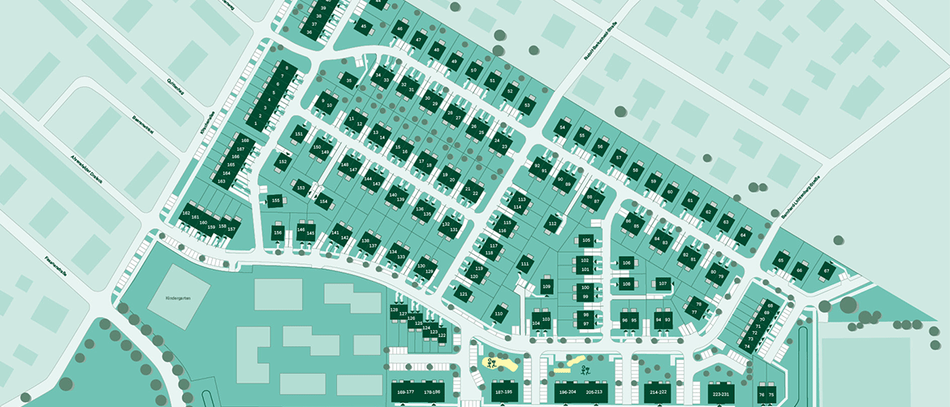 Lageplan für das Quartier