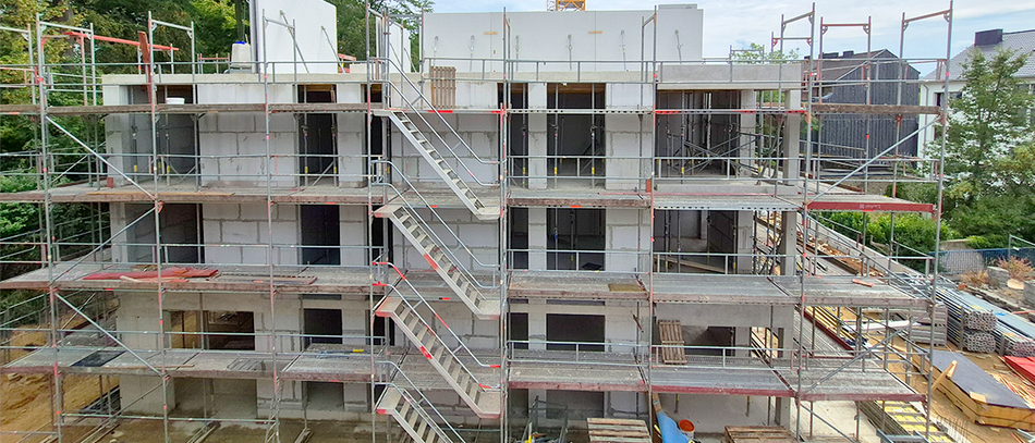 Haus 1 erreicht nächste Etage