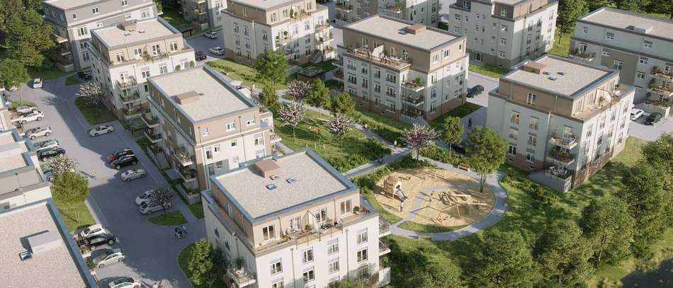 Grünkeil mitten im Quartier