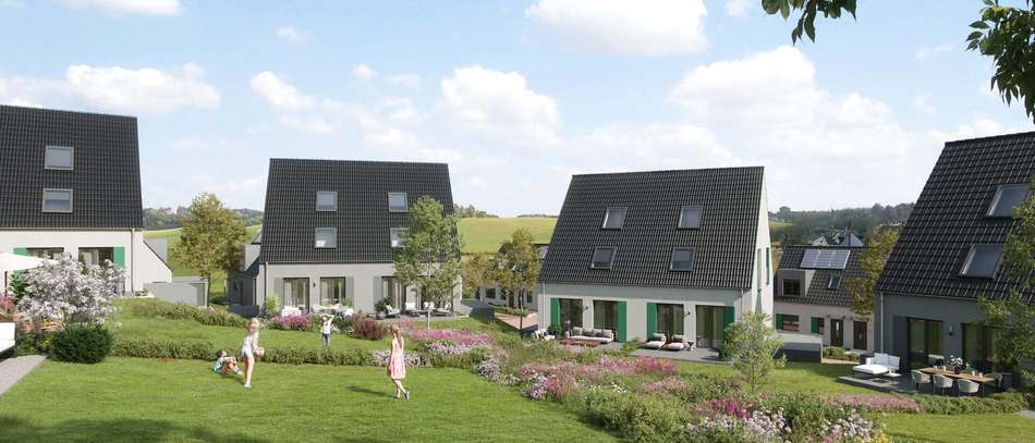 Energieeffiziente Häuser im Neubauprojekt Bergische Gärten