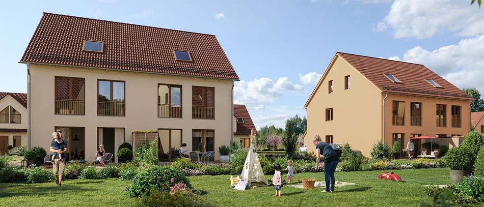 Inklusive Garten und Terrasse