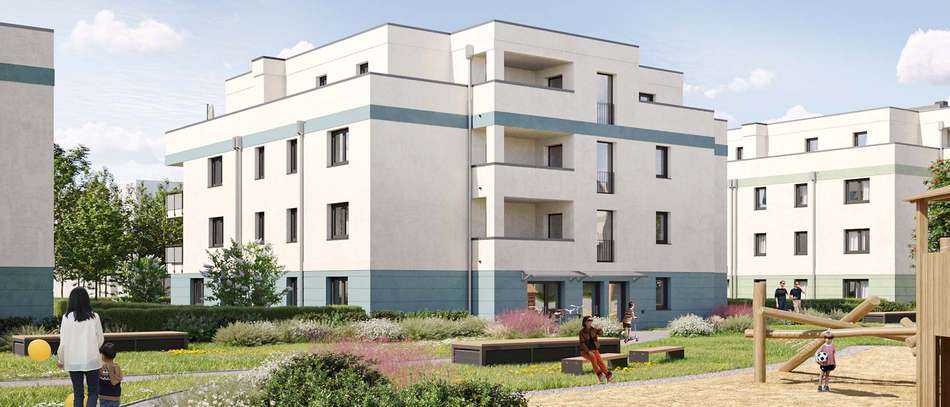 Direkt an Berliner Stadtgrenze
