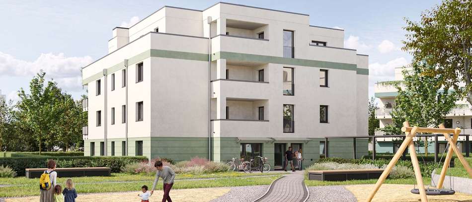 Innenhof mit Spielplatz