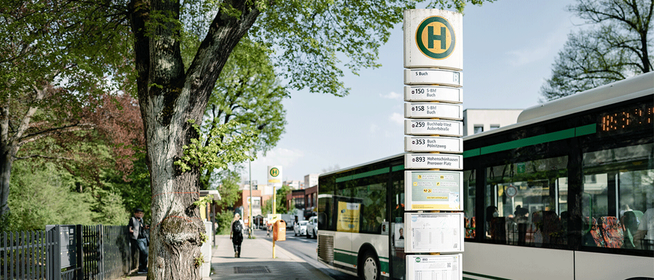 Zum S-Bahnhof-Buch radeln Sie nur fünf Minuten