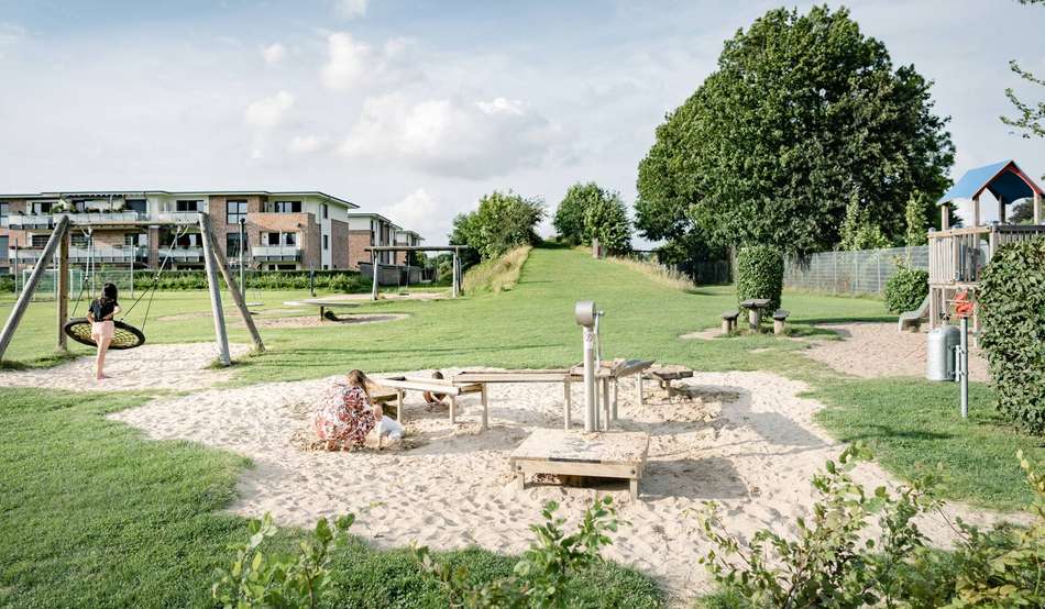 Ein Spielplatz in Hasloh
