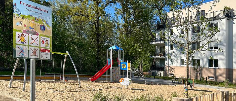 der neue Spielplatz