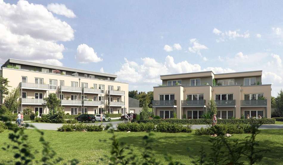 Wohnen in modernem Neubau