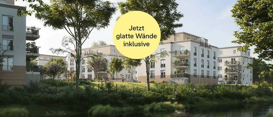 Jetzt glatte Wände inklusive