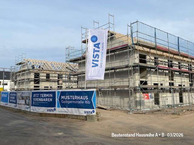 Bautenstand Hausreihe A+B