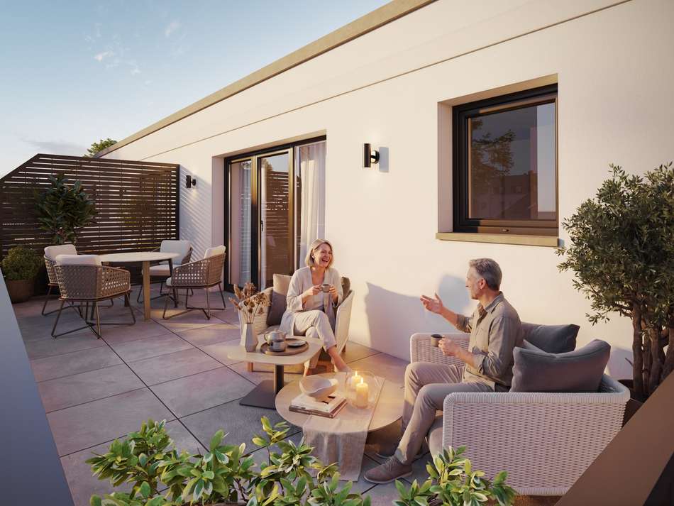 Dachterrasse Wohnung 4