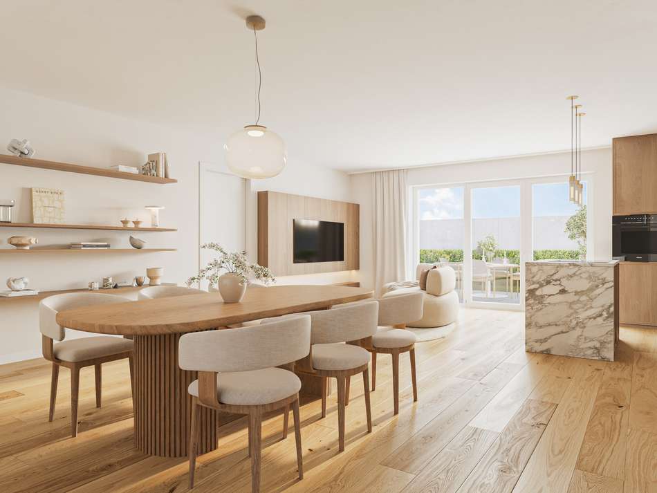 Wohnzimmer Wohnung 1 im Haus 2