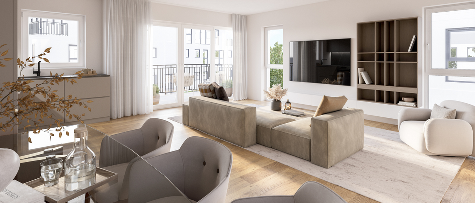 Wohnzimmer Wohnung 6
