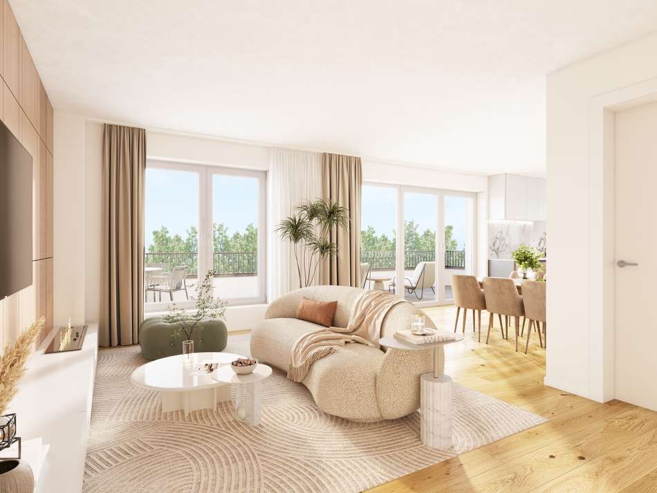 Wohnzimmer Wohnung 6 im Haus 2